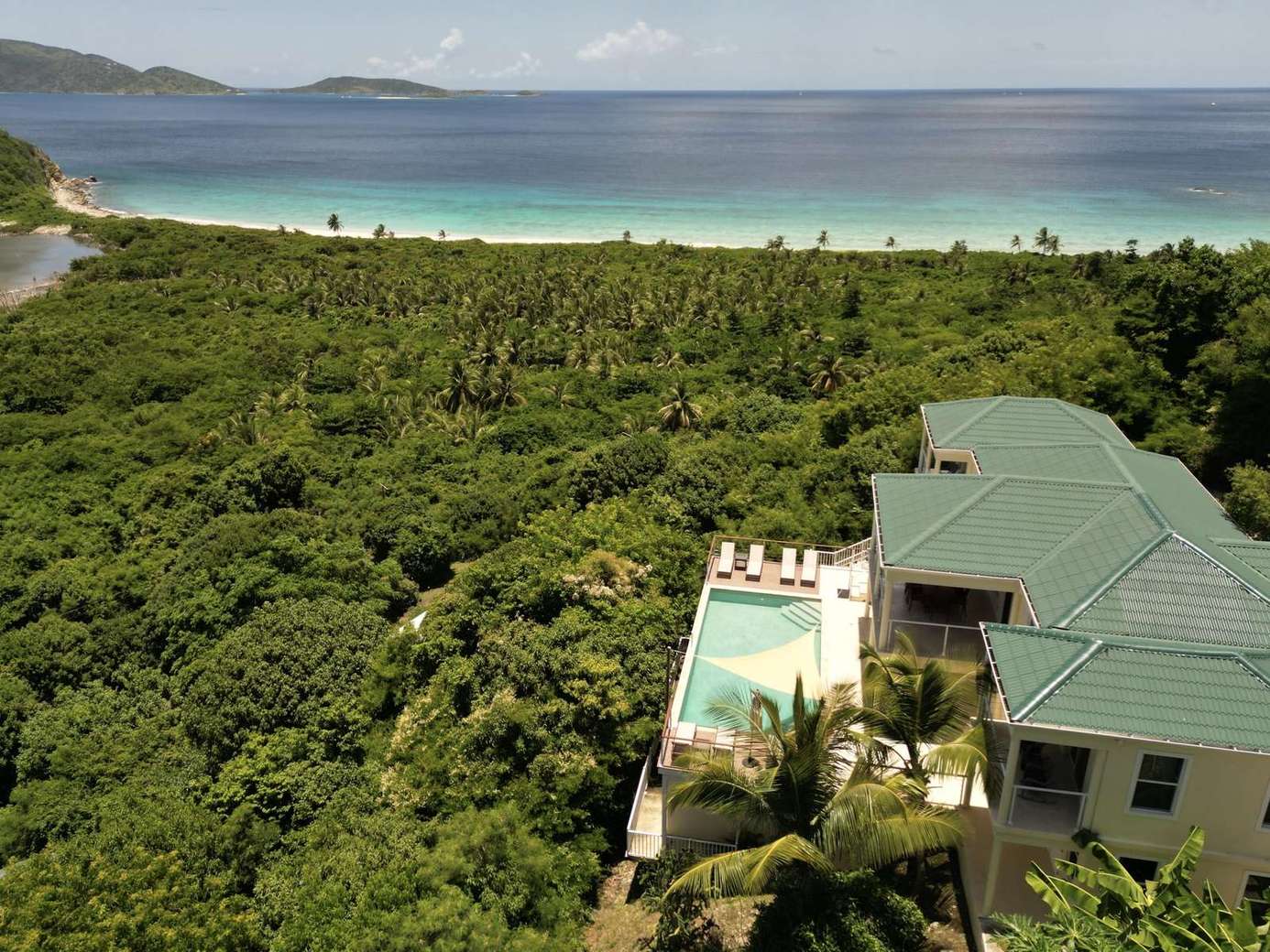 Secluded villa with ocean views and private pool retreat