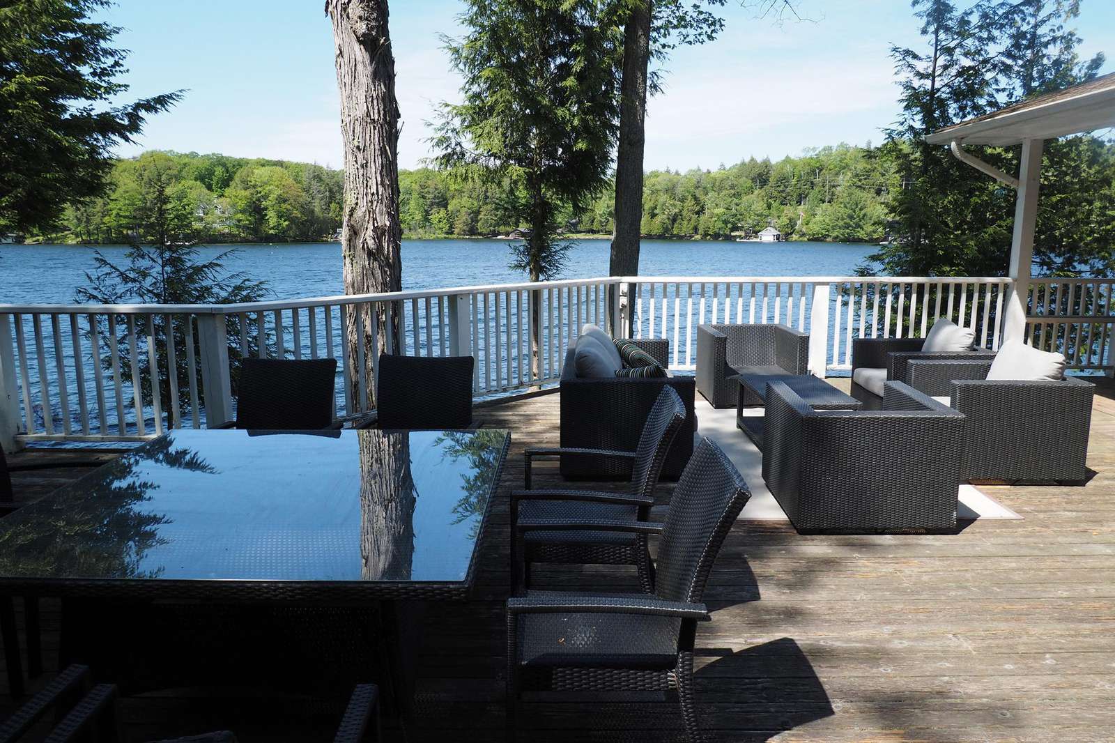 Main cottage deck
