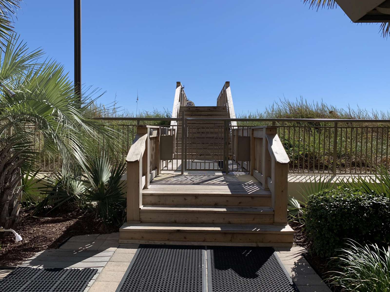 Private beach access