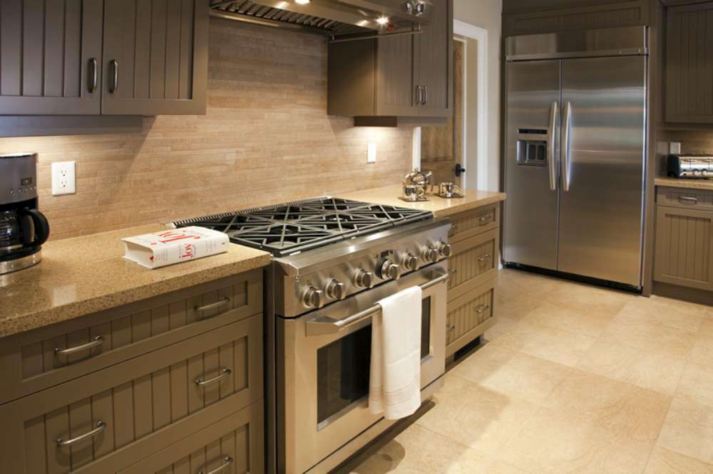 Six burner stove