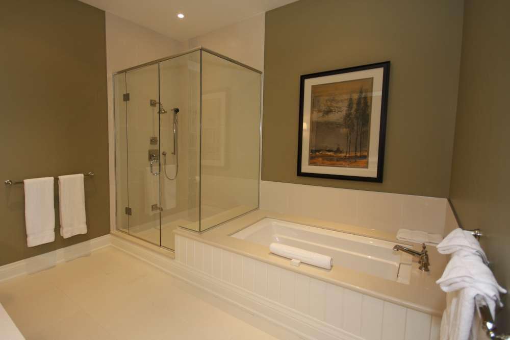 Glassed In Shower