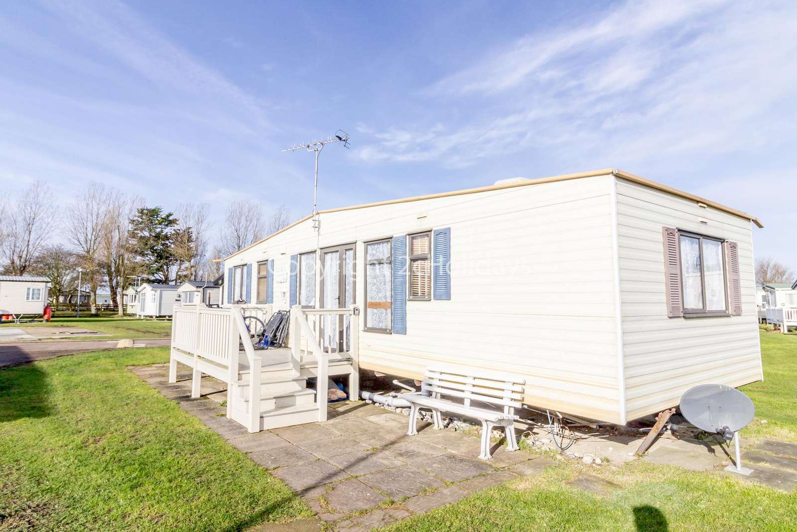 Stunning caravan located on a quieter area of the park!