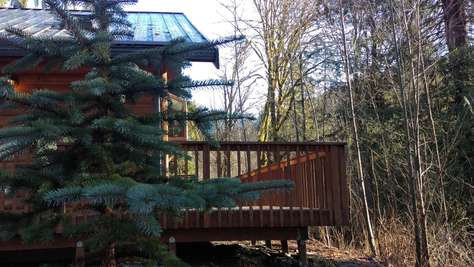 Deck with Partial Baker Seasonal View