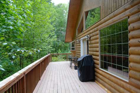 Large Deck with Gas BBQ