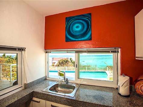 Kitchen Pool View