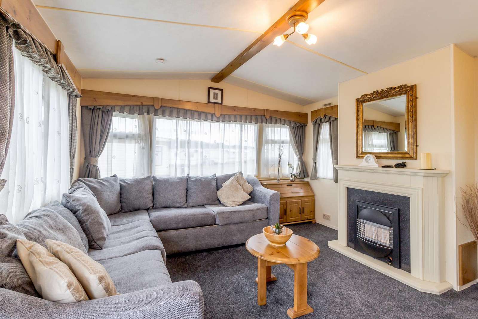 Cosy feel to this lounge
