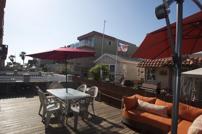Front Downstairs deck