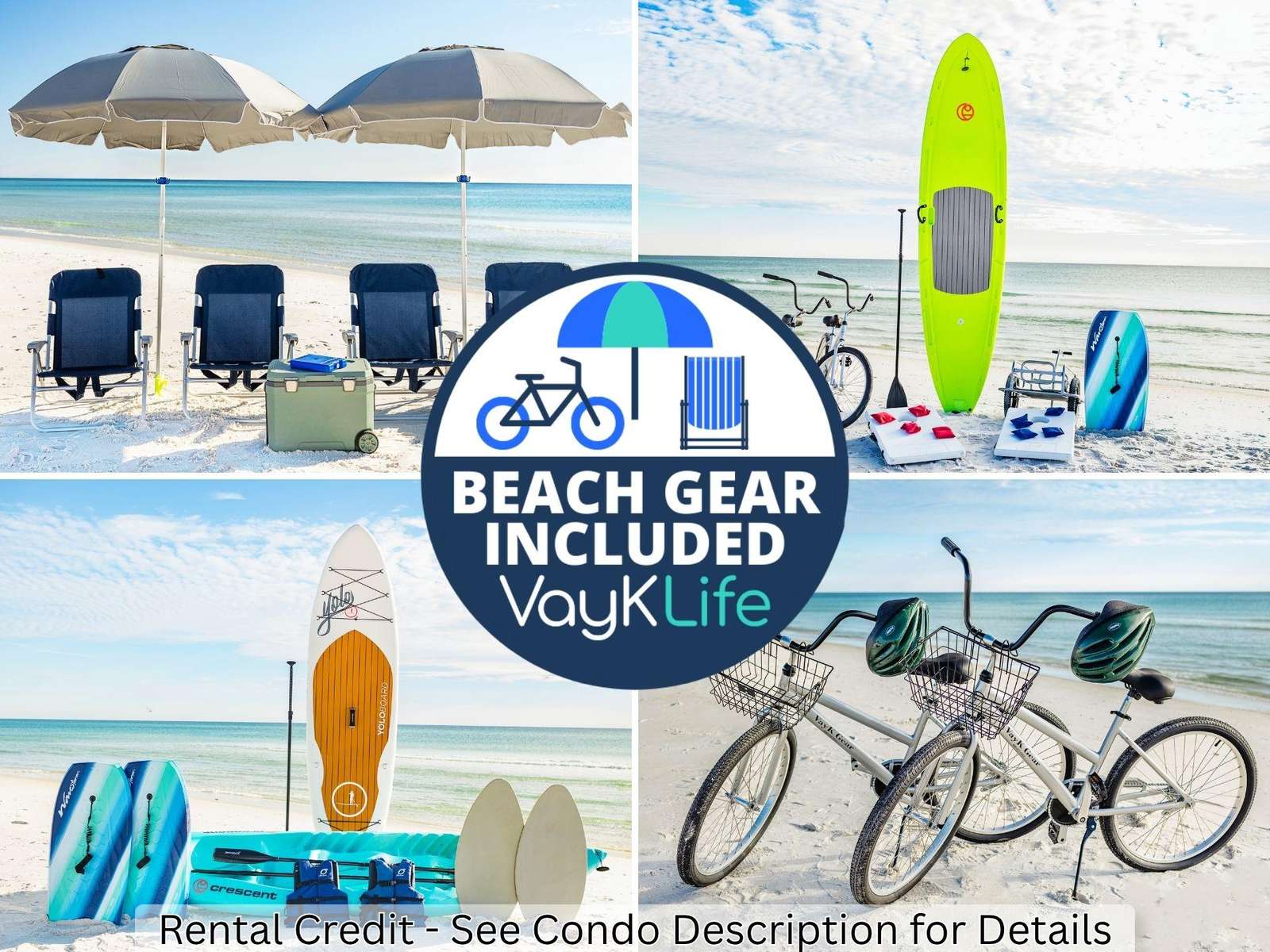 Beach Gear Rental Credit