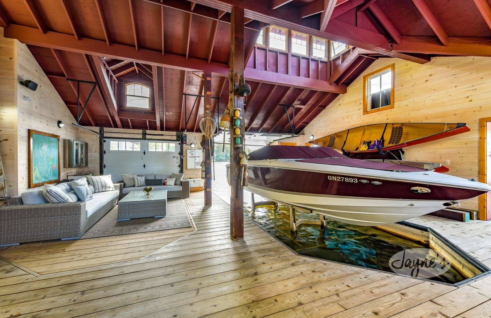 Boathouse Interior