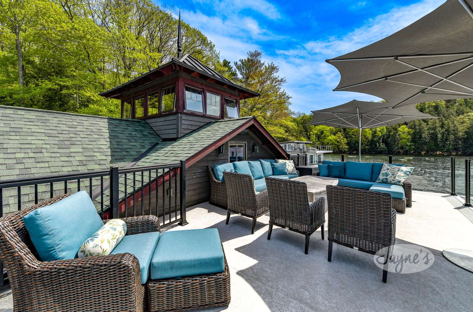Boathouse Upper Sun Deck & Seating