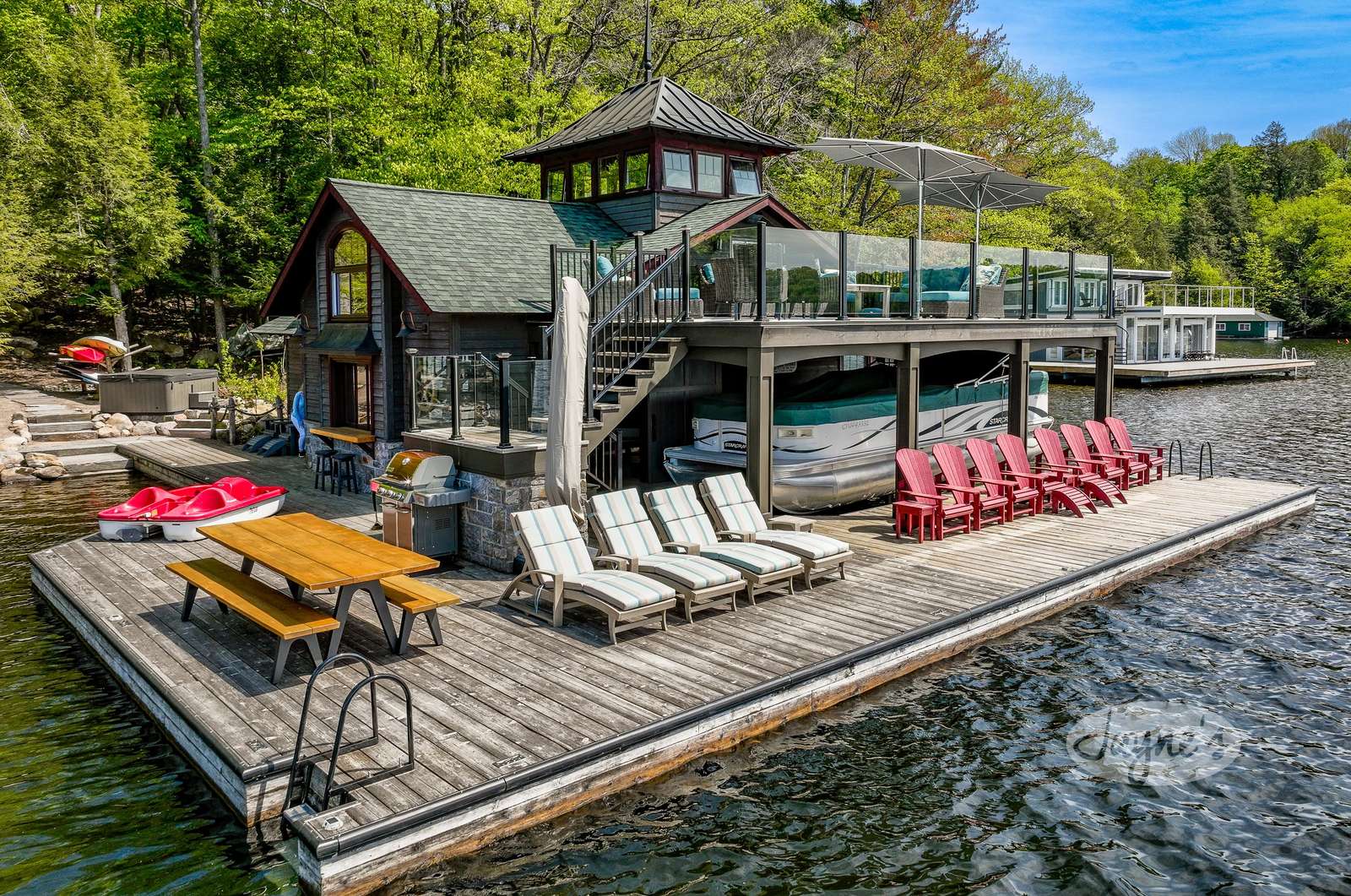 Boathouse Dock & Seating