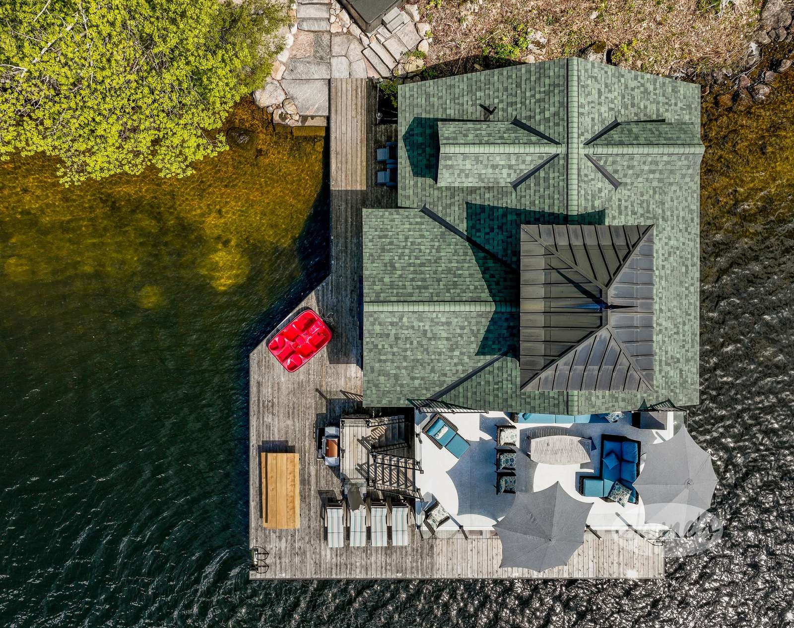 Boathouse Aerial View