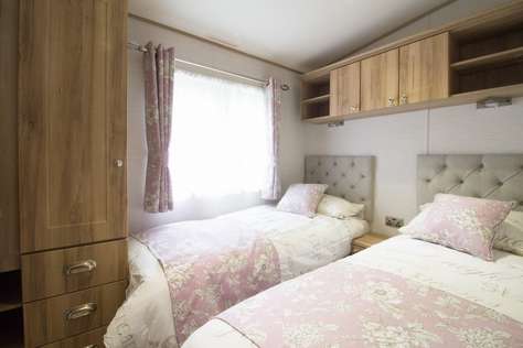 twin room at Hopton Holiday Village near Great yarmouth Norfolk