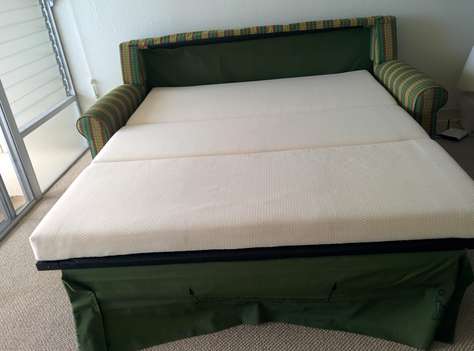 Memory foam sofa bed no sag!