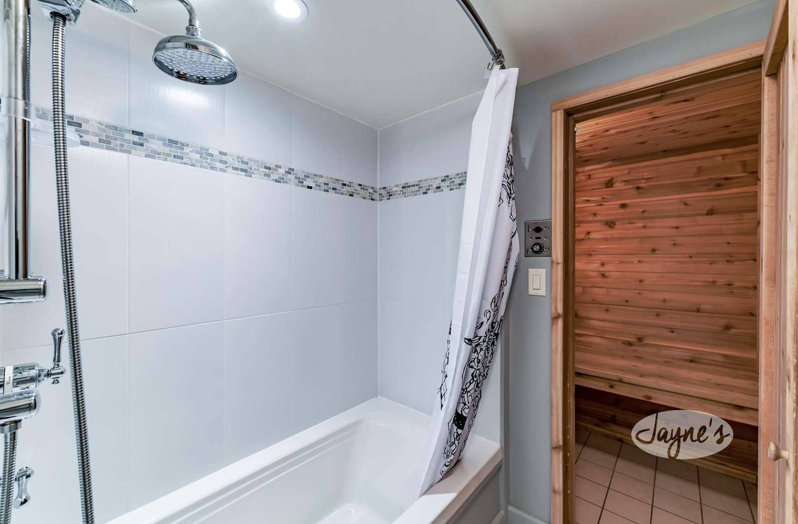 Bathroom & Sauna - Lower Level