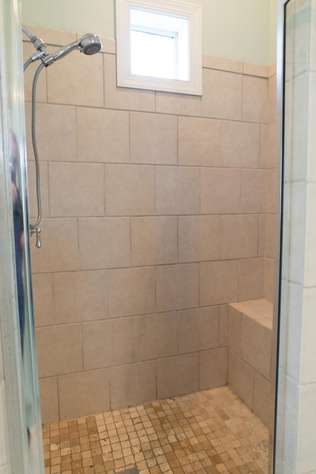 One of the shower areas