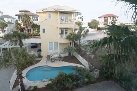 Back of Guest House/ Pool Area