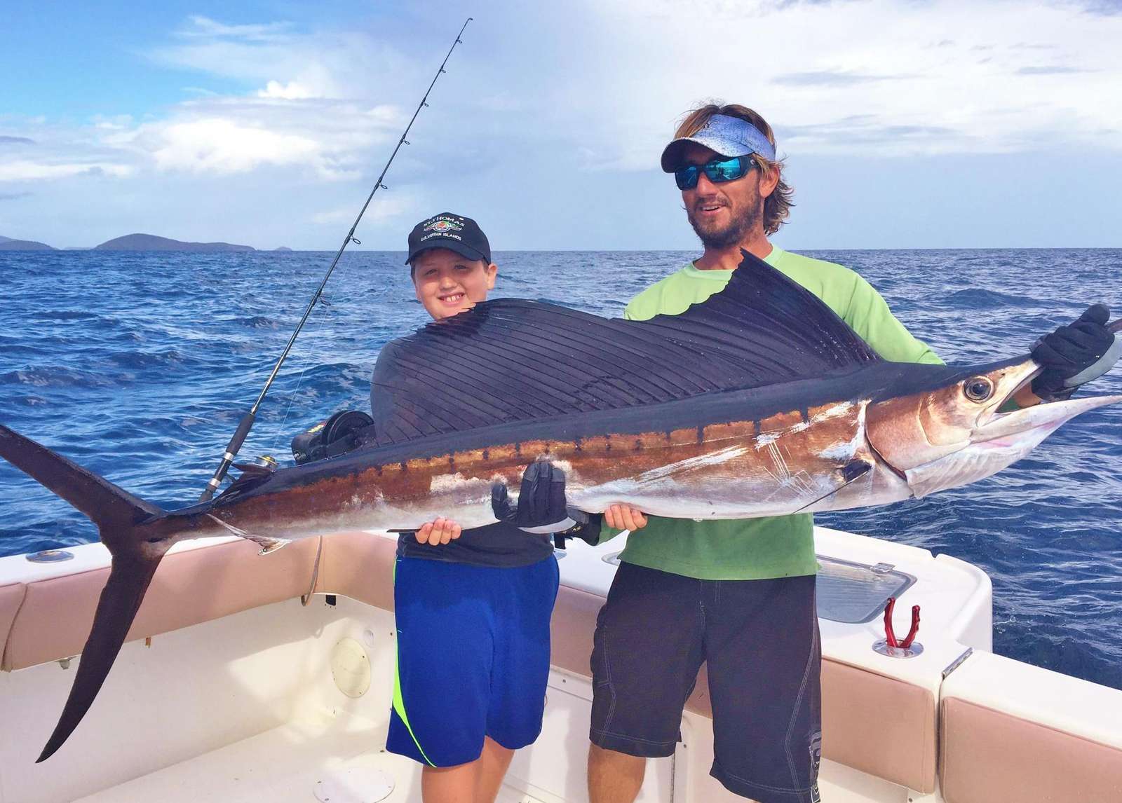 Deep Sea Fishing - Grandson's Catch! 