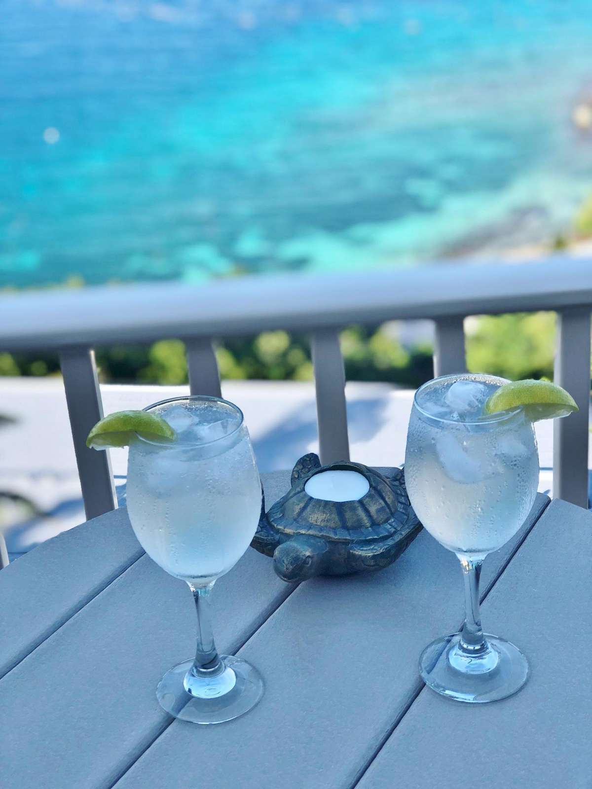 Drinks on the Balcony