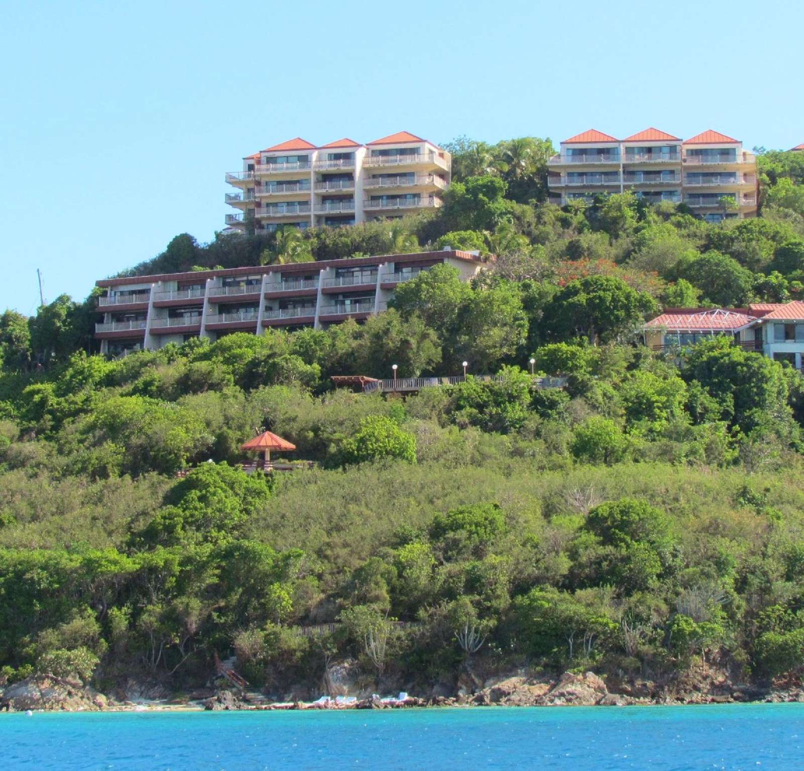 Point Pleasant from Water Bay - Our Condo is the Very Top Left One!