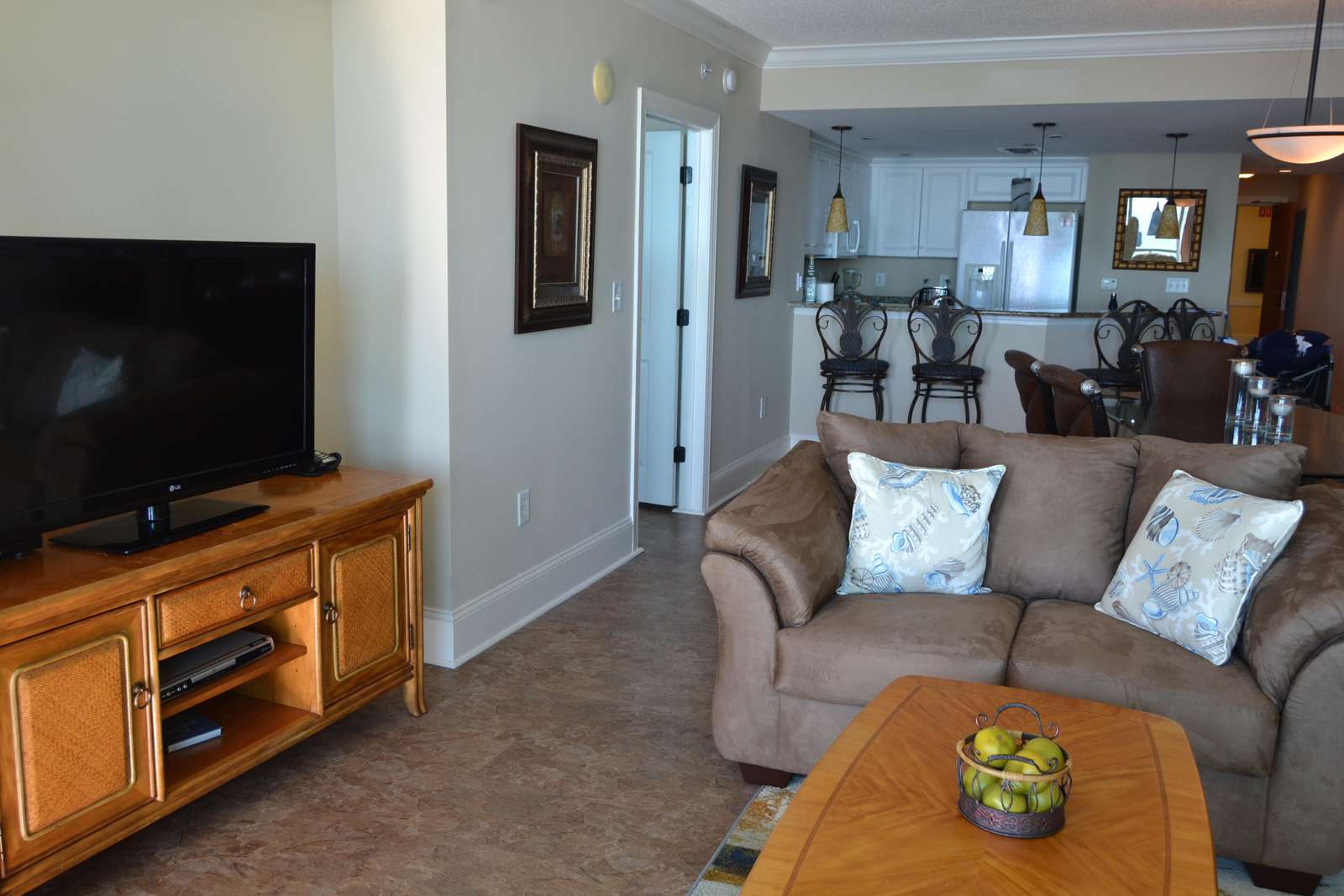 Large flat screen