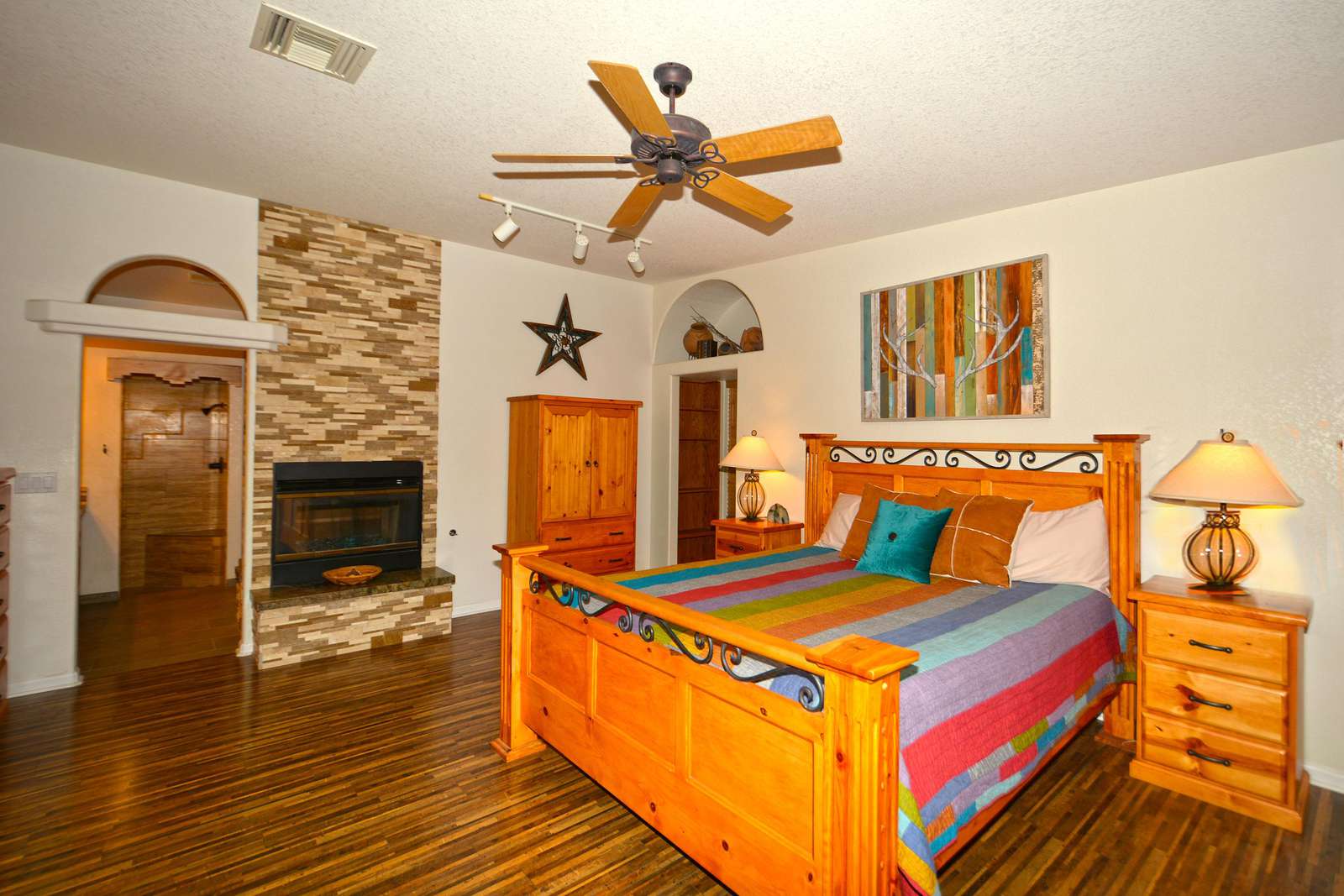 Large master bed