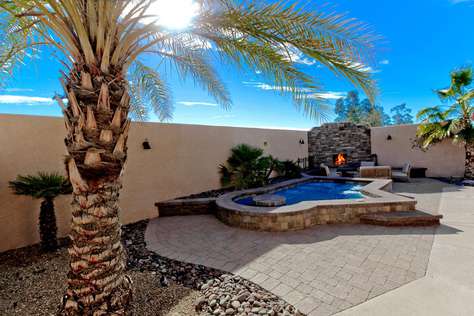 Spa and Fireplace