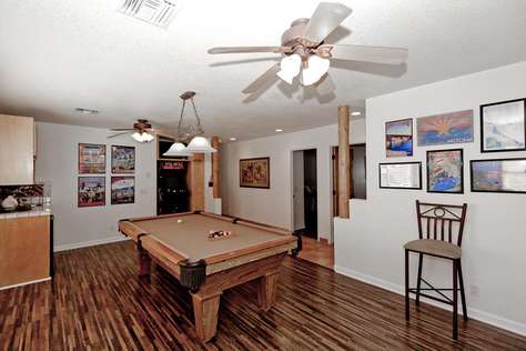 Pool Table and Video Machine