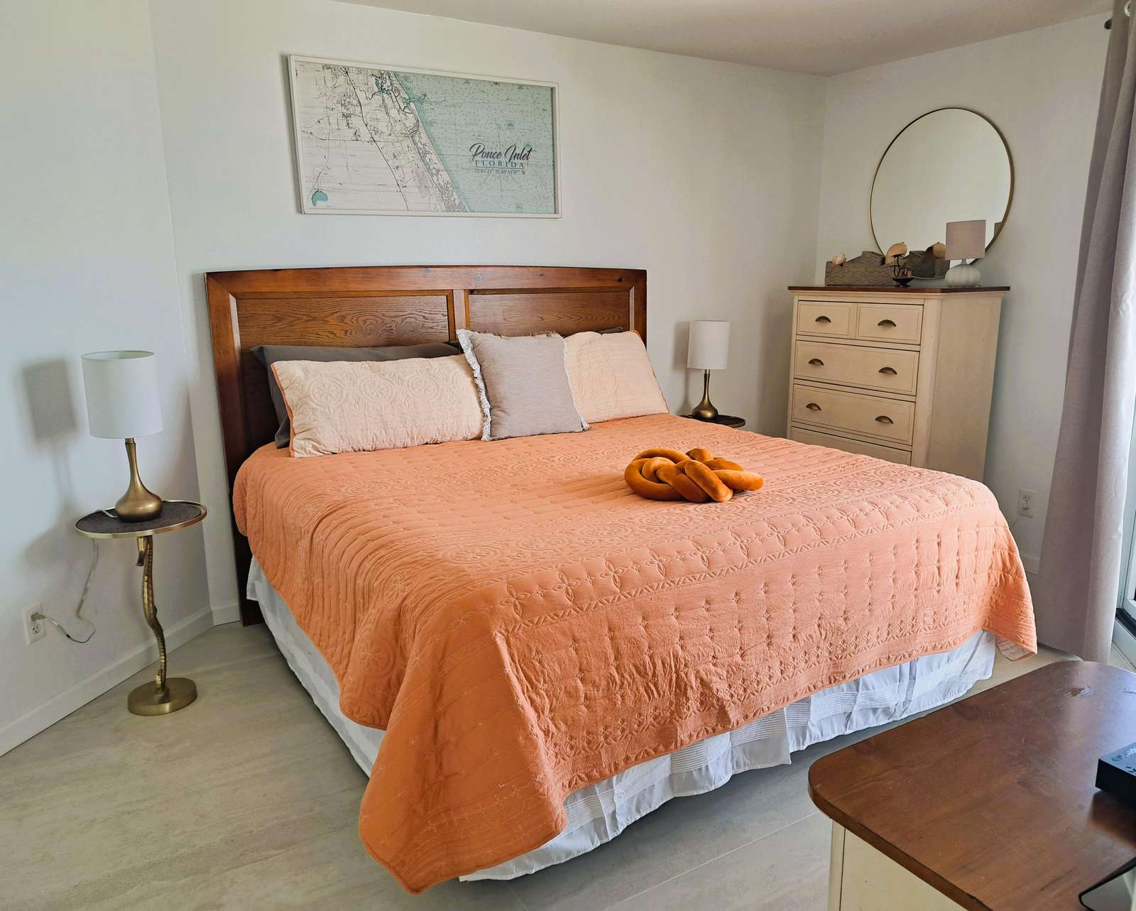 Master bedroom with king bed