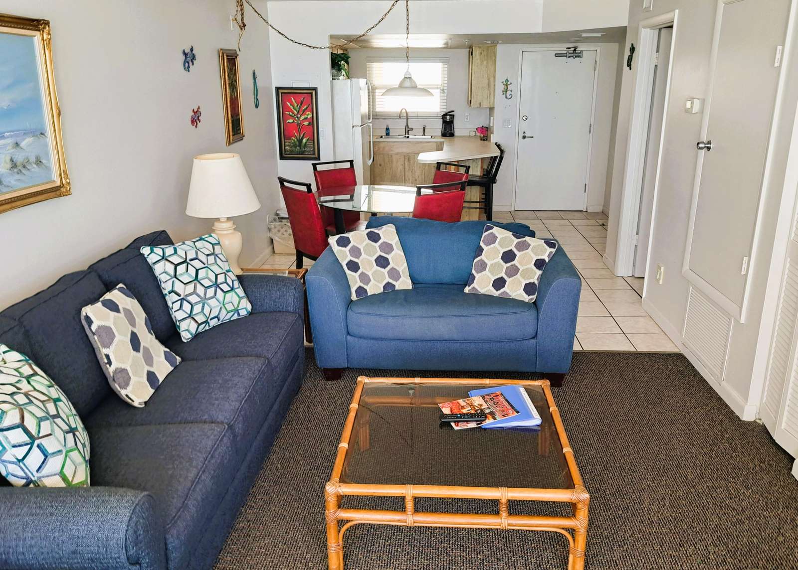 View from sliding glass doors