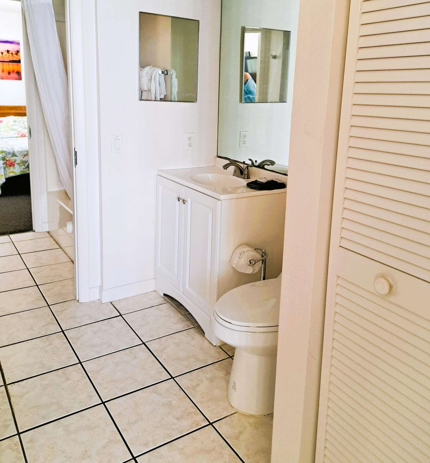 Master bath from master bedroom