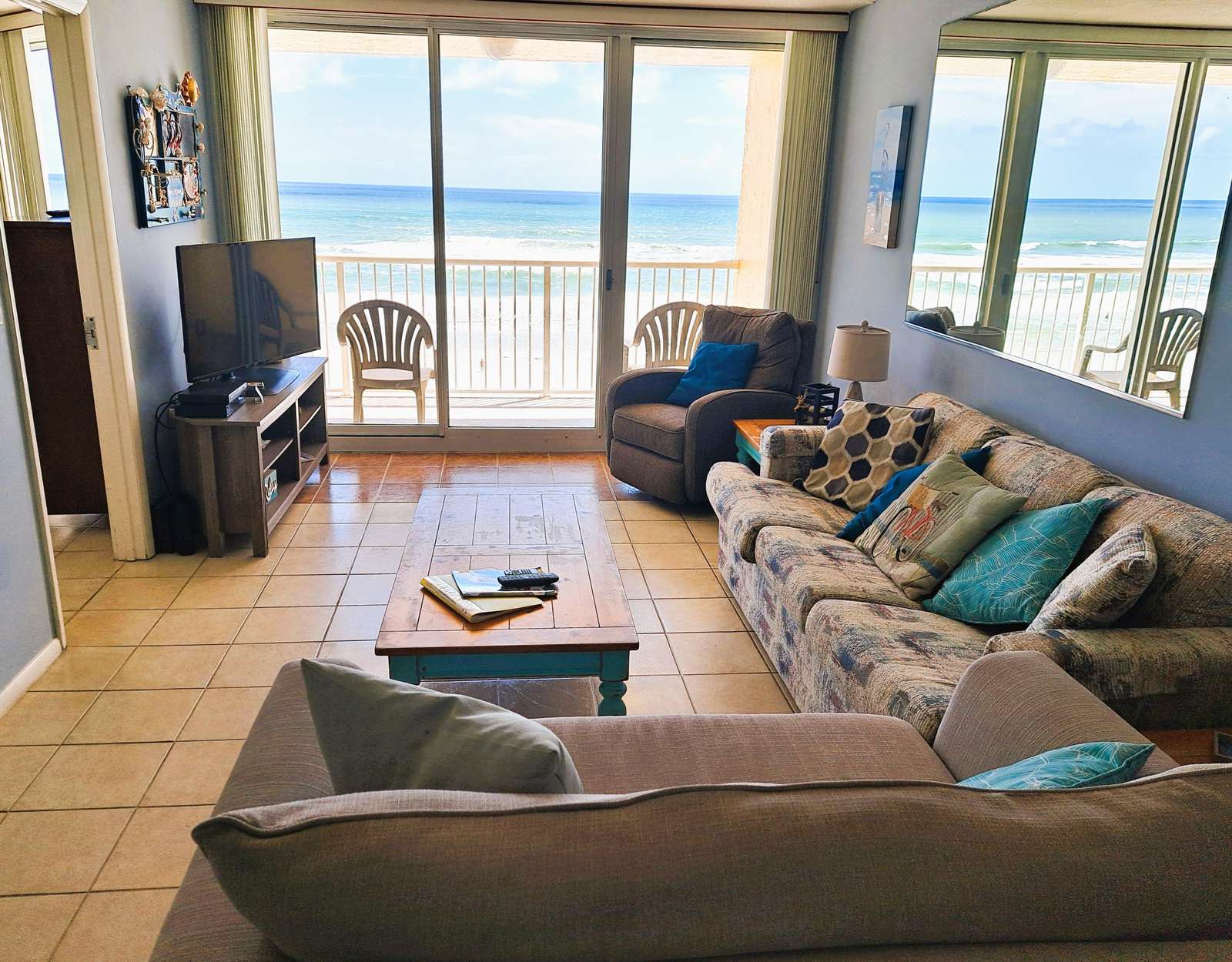 View out from dining area