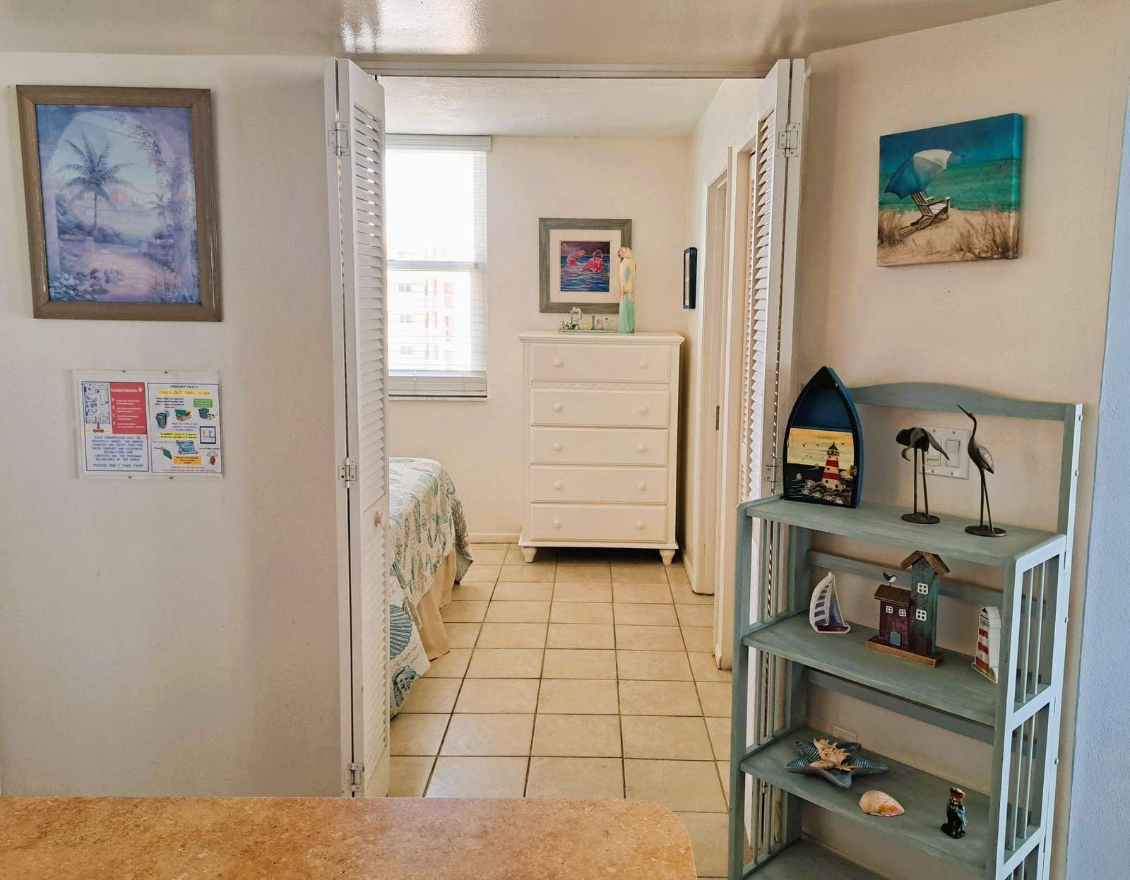 View to the left of guest bedroom