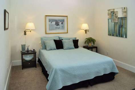 First Floor Guest Bedroom with Queen Bed