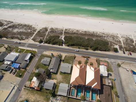 Aerial View out to Gulf! Gorgeous!