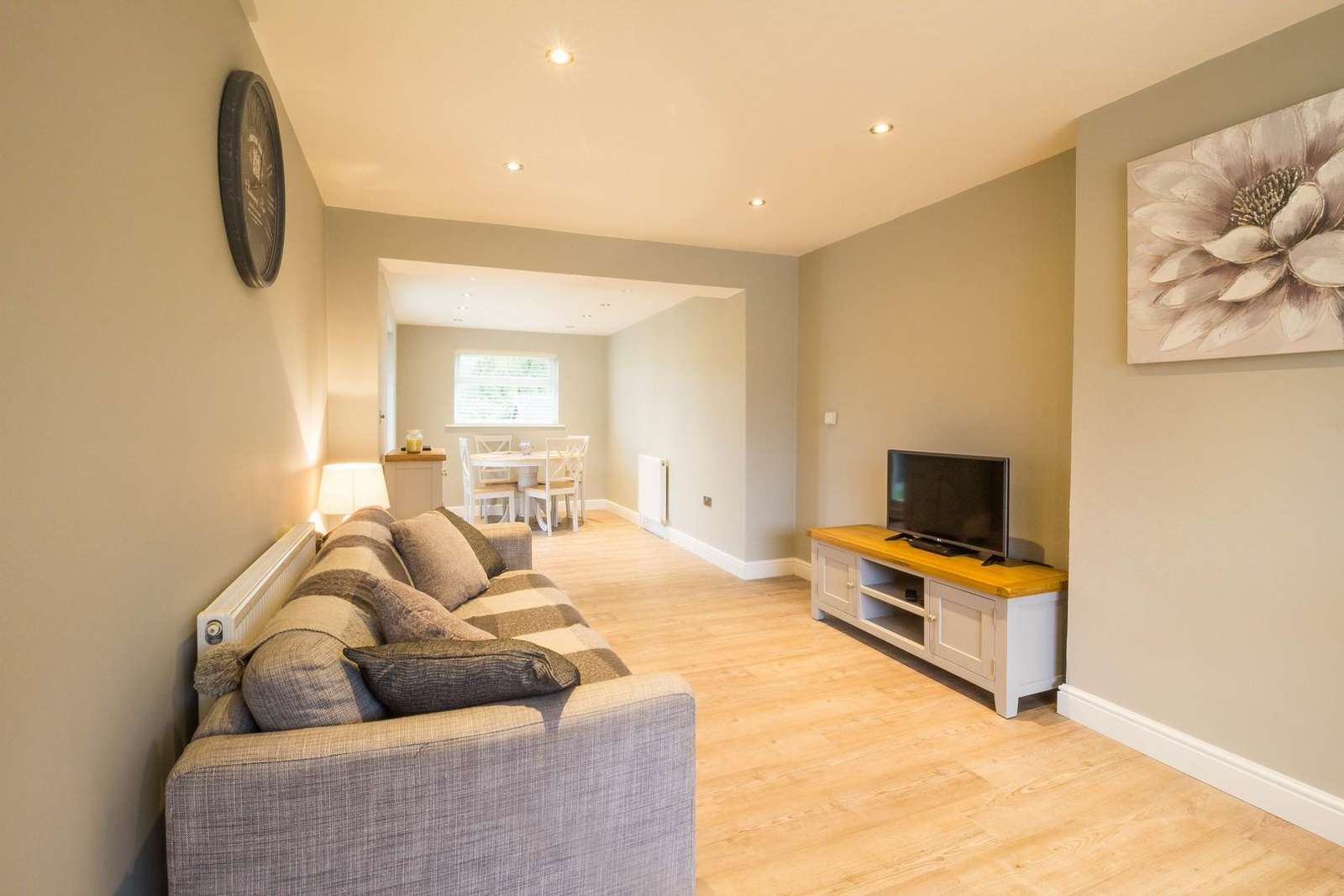 Modern and spacious lounge