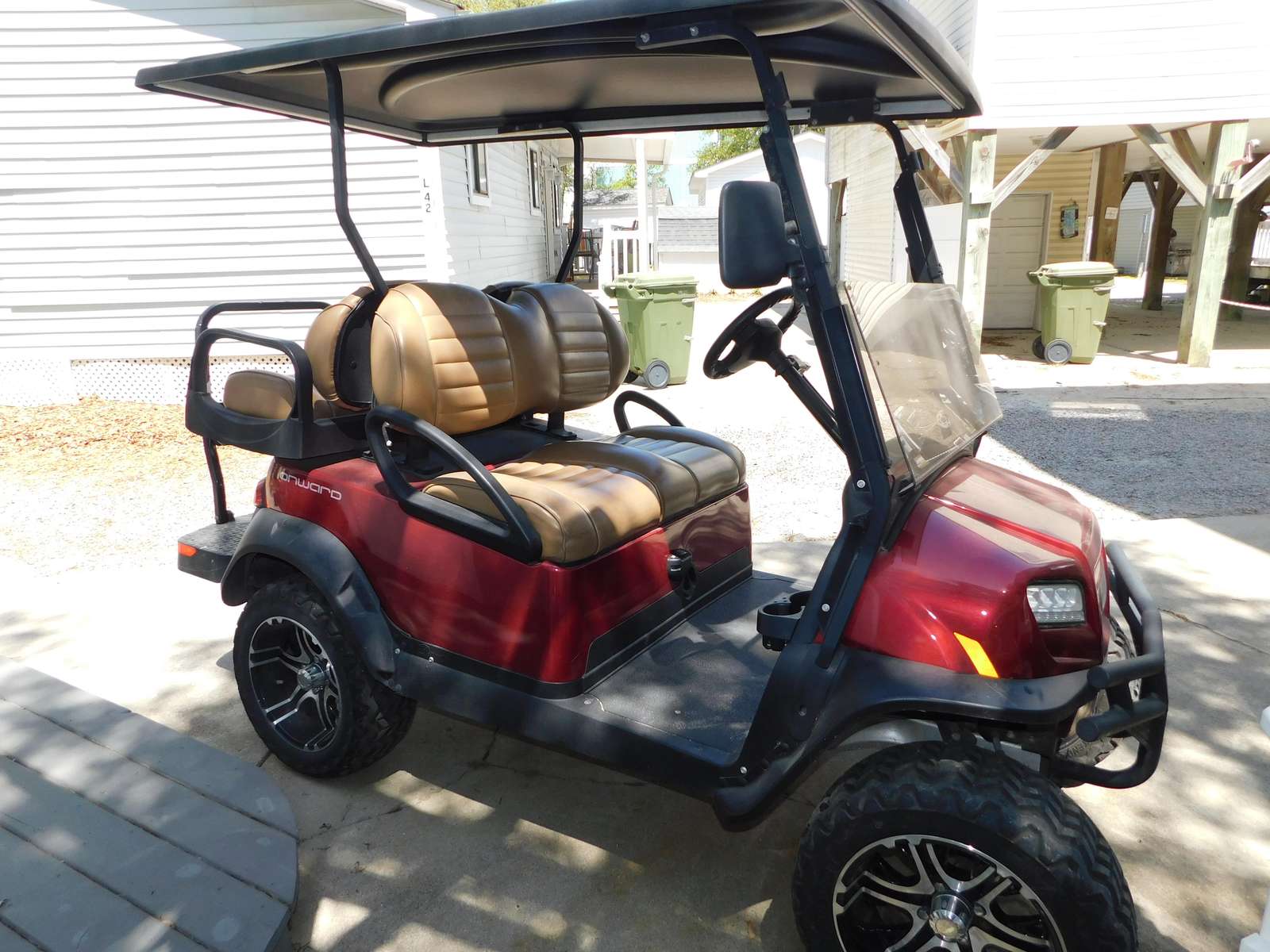 Optional golf cart