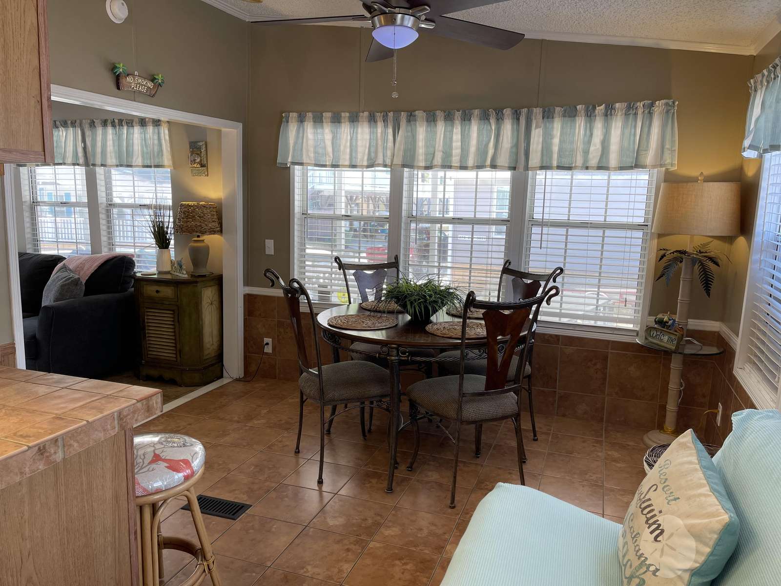 View from kitchen