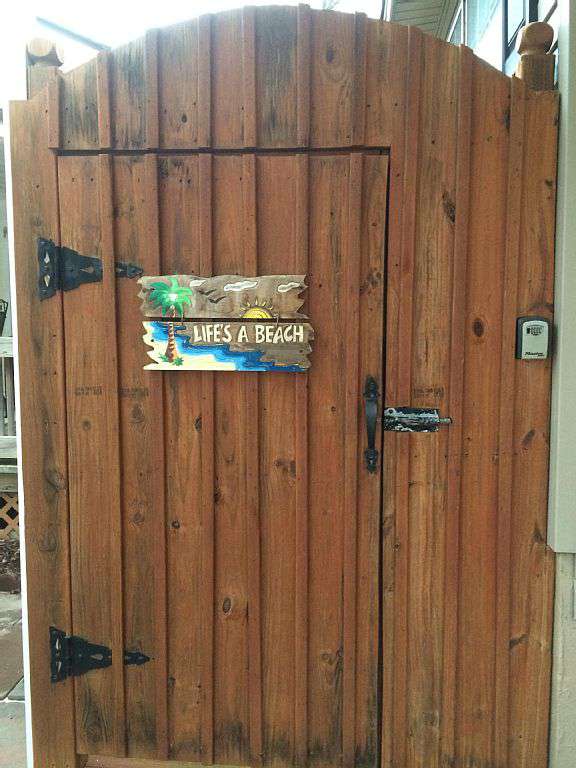 outdoor shower