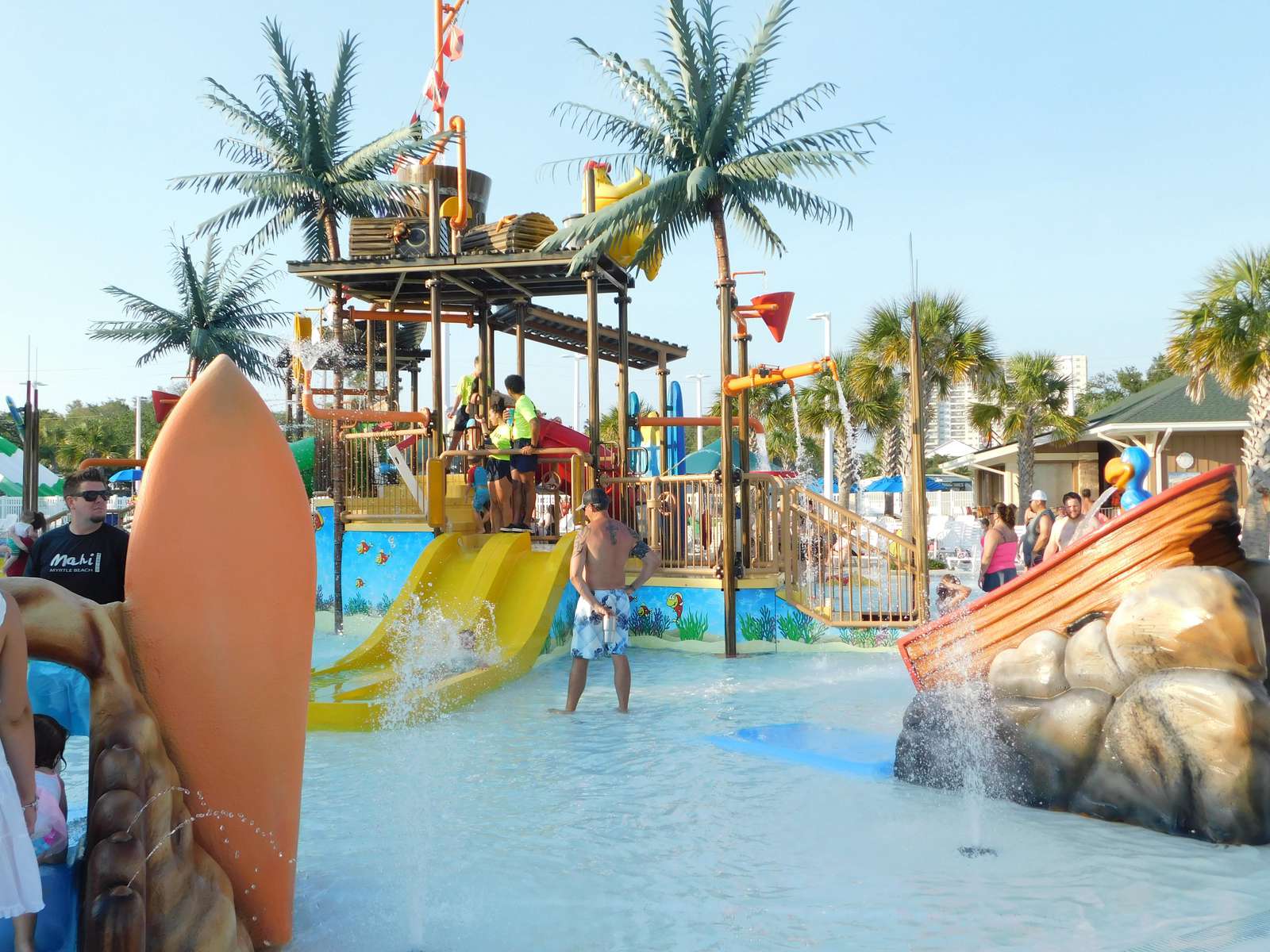 Splash Zone slides for the little ones