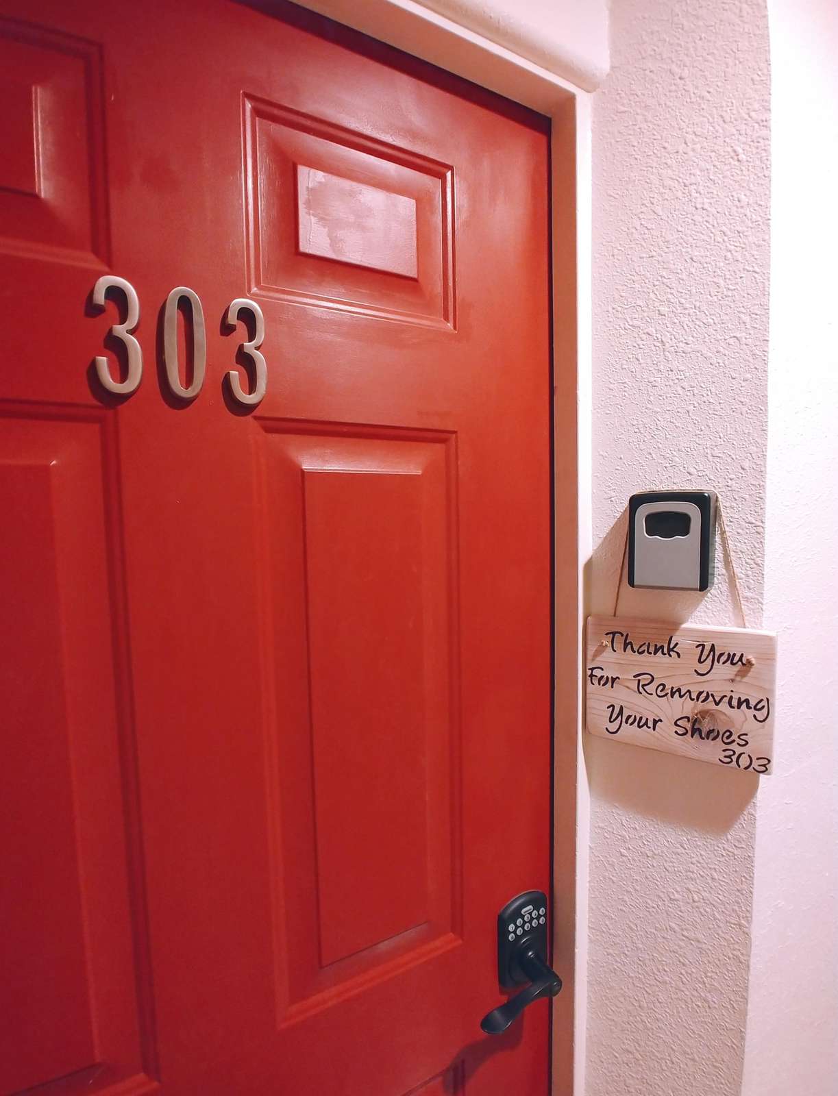 Our condo entrance