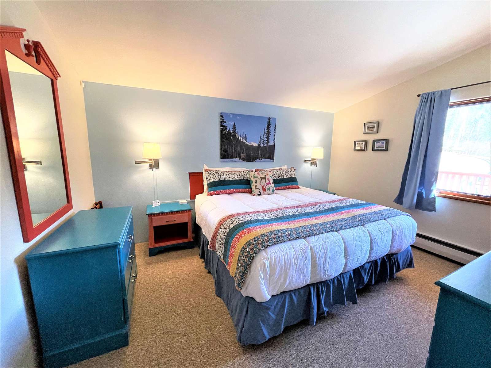 Master Bedroom with king bed
