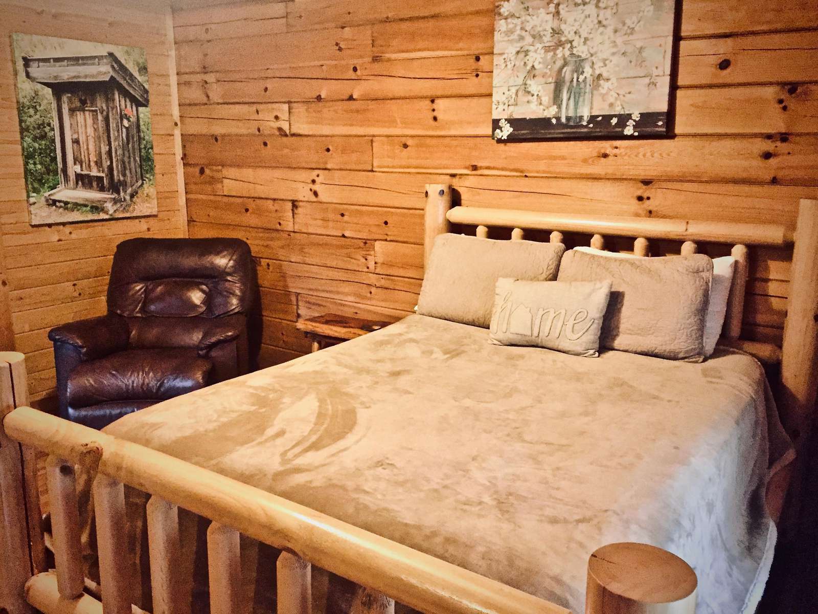 Two Master Suites prepared with Queen Beds and Luxury Quality Linens and Bedding.