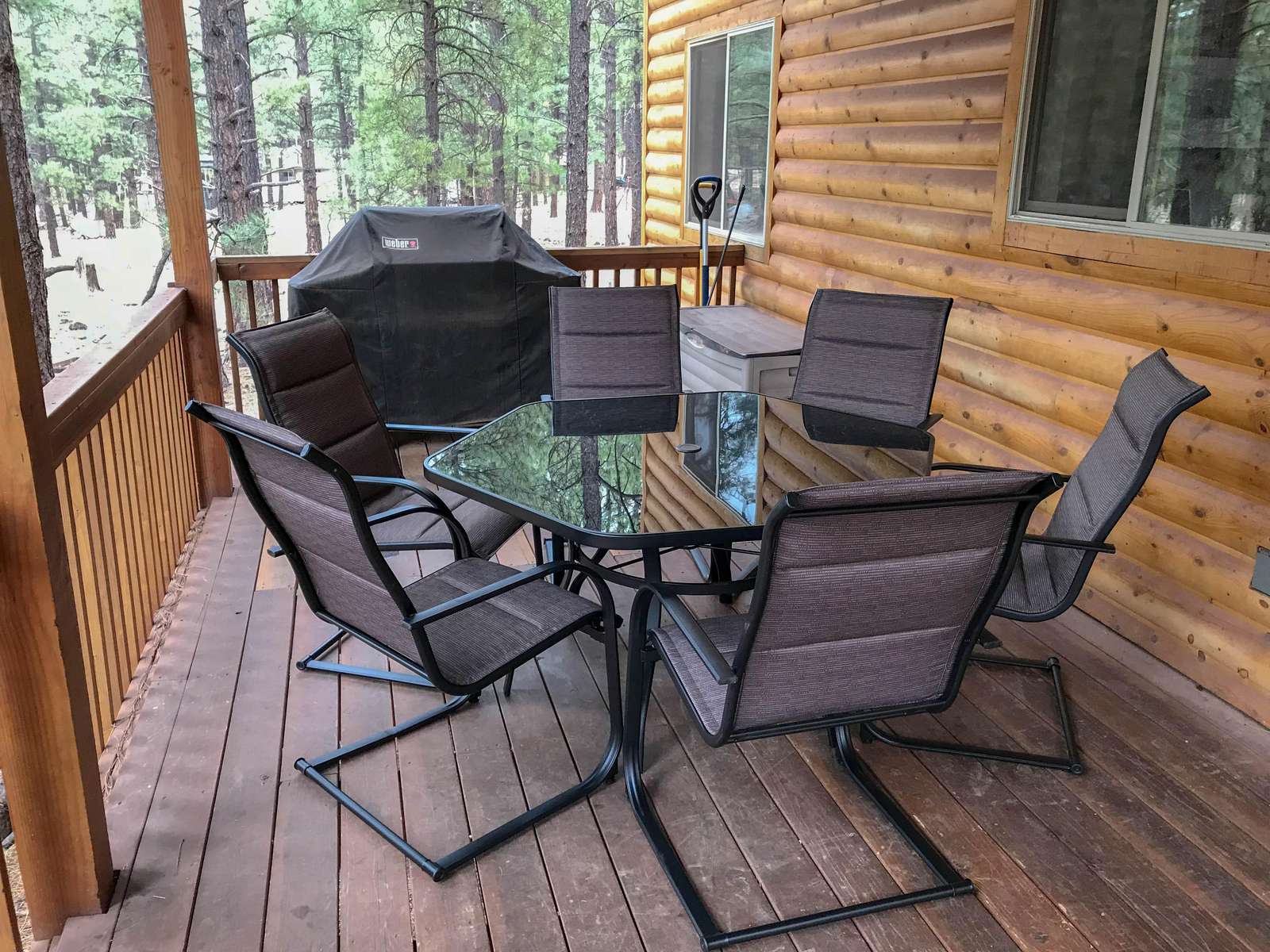 Eat out deck and barbeque
