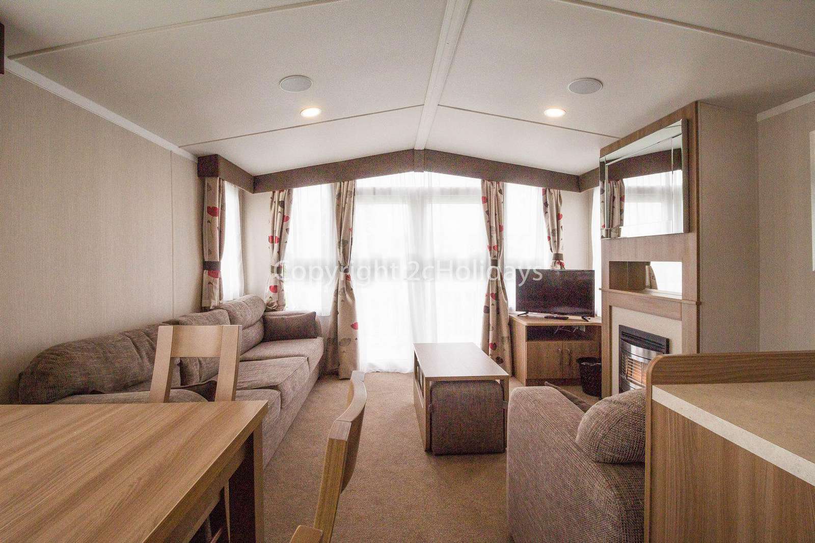 Don't forget to download your loyalty card after staying in this caravan for hire.