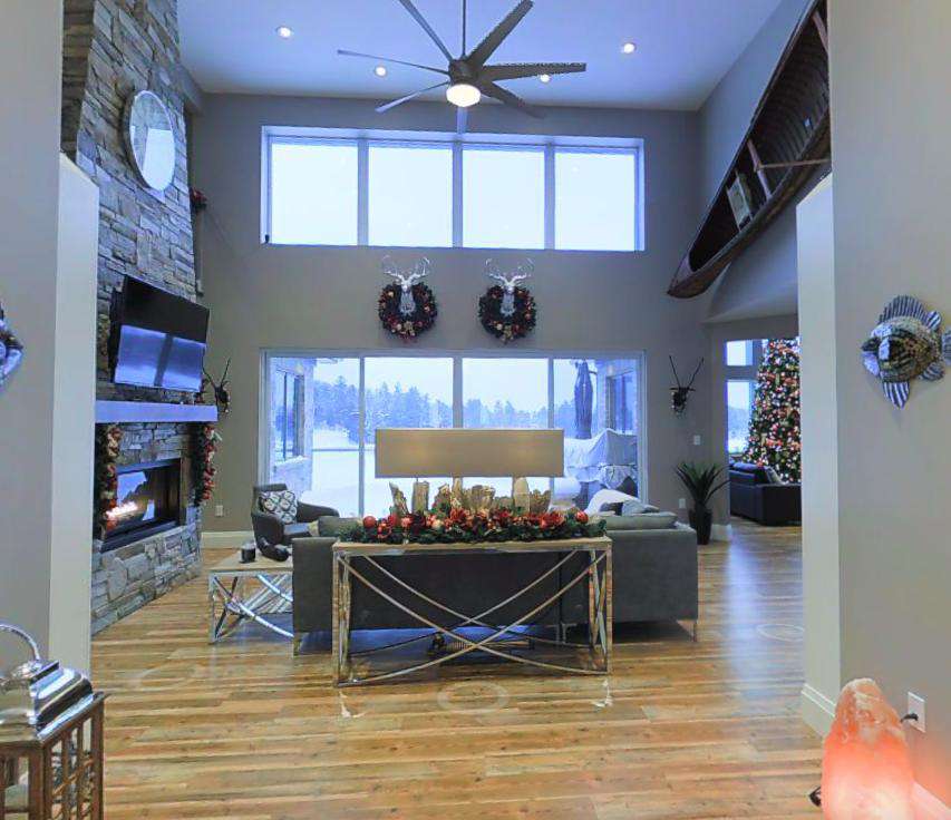 Great room view from entry