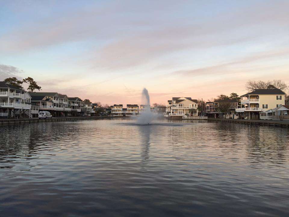 One of the many fishing lakes