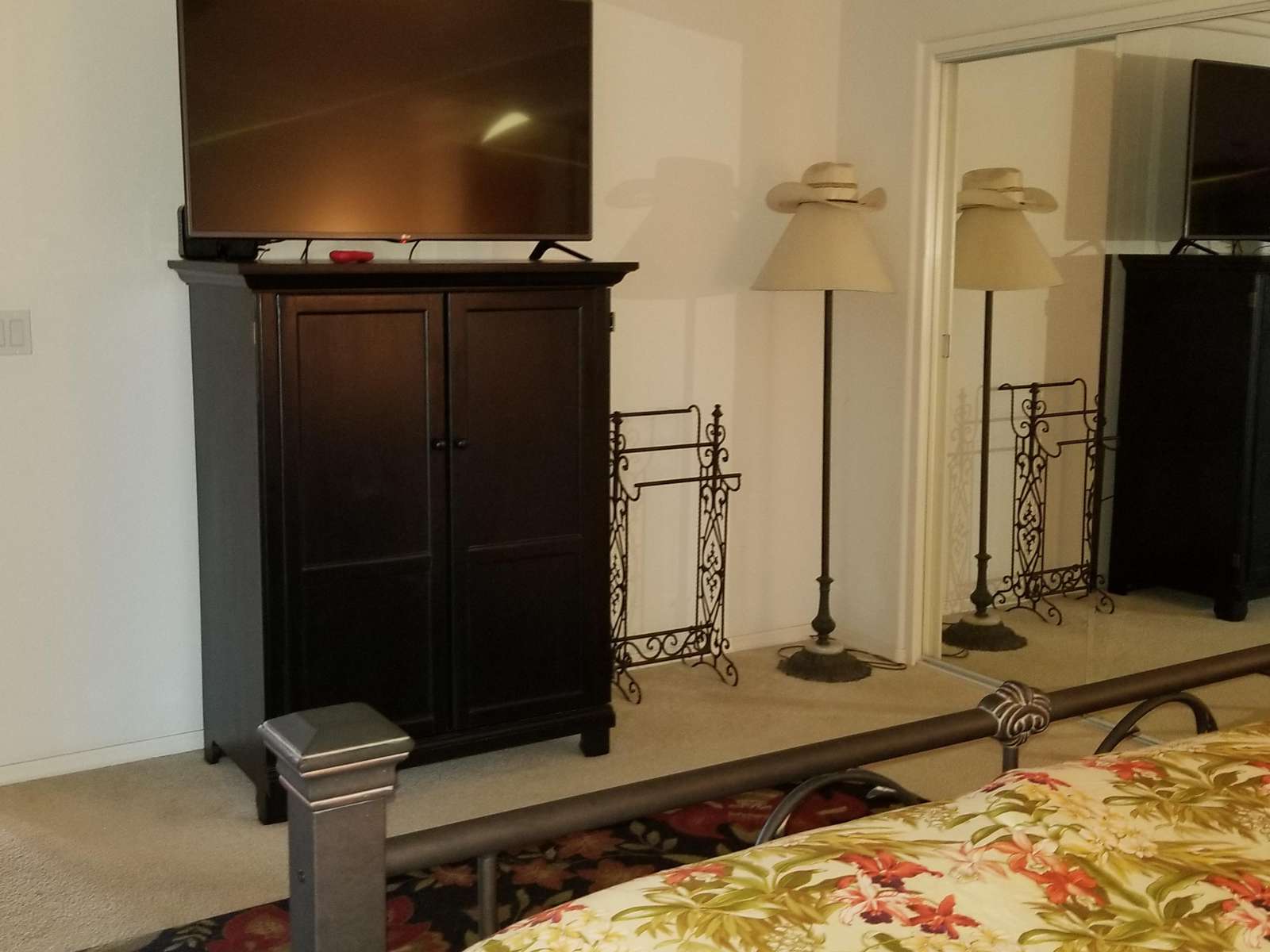 TV in Master Bed
