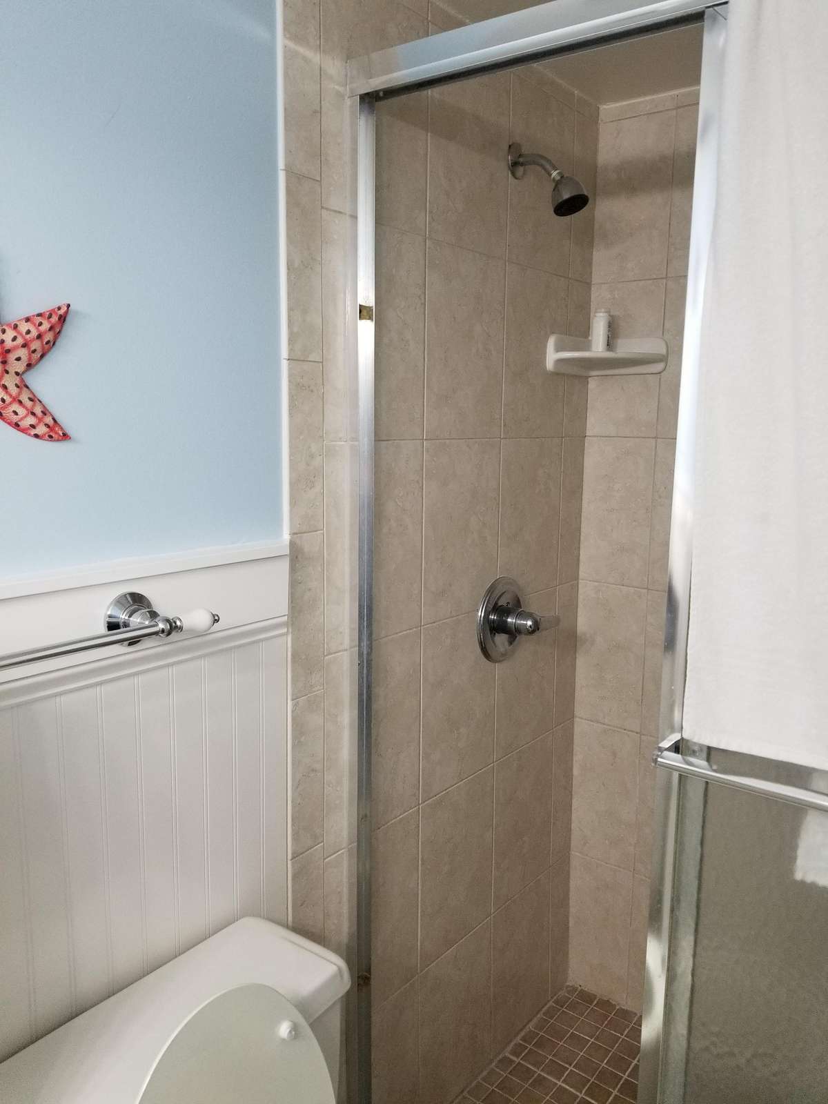 Walk in Shower.