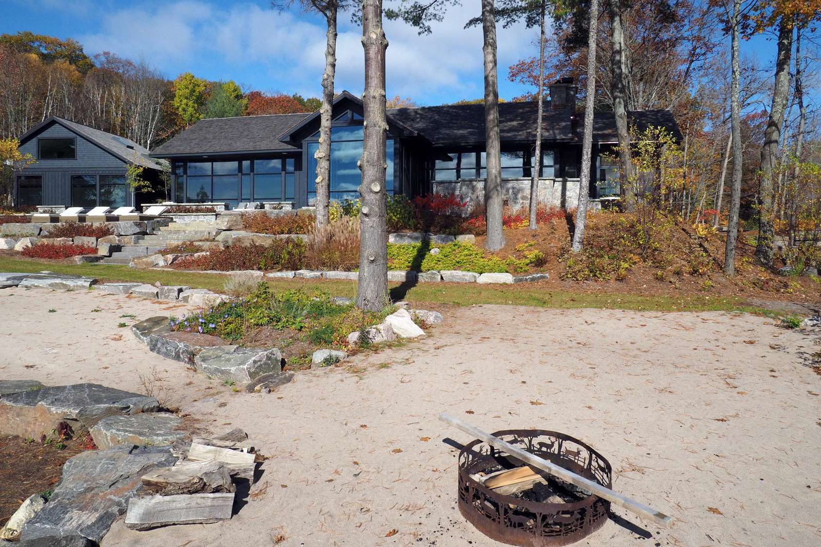 Firepit at Sandy Beach